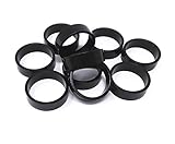 HONBAY 10pcs Aluminum Bike Fork Washer Stem Spacers Bicycle Headset Washer