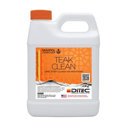 DITEC Teak Clean Marine Cleaner 32 oz