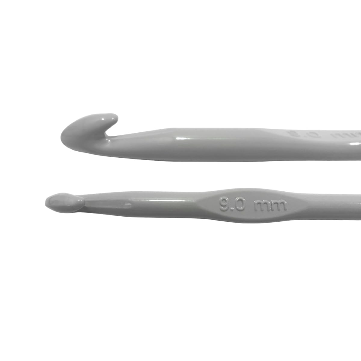 JYC CREATIVE 2 x Metal Crochet Needles, Ergonomic Soft, for Crafts Knitting Scarves, Hats, Amigurumis, DIY - Image 4