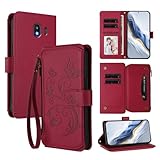 [Premium Wallet] Étui portefeuille en cuir premium exclusivement conçu pour Samsung Galaxy J4 2018. Veuillez vérifier la taille de votre téléphone avant l'achat – les images du produit ne sont qu'à titre de référence.