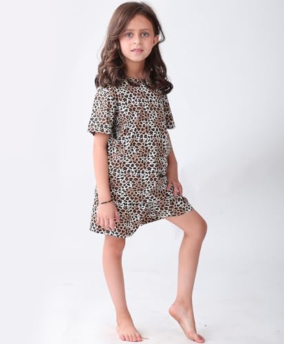 Image of ANTHRILO Leopard Sleepwear Shorts Set - Black