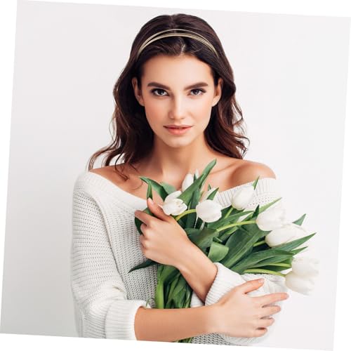 Bandeau cheveux en métal multi-couches doré accessoire élégant polyvalent