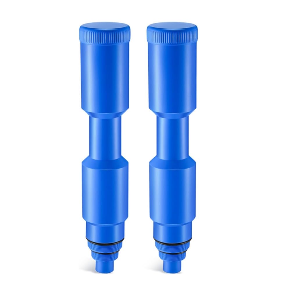 CTRLZS 2 Pack Pool Skimmer Plug, Pool Skimmer Guard, Skimmer Winterization Plug for 1 1/2Inch and 2Inch Threaded Skimmers