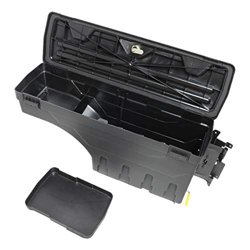 Auto Dynasty Passenger Side Truck Bed Wheel Well Storage Case Tool Box Compatible With Chevy Silverado Gmc Sierra 07-19 #TOP1