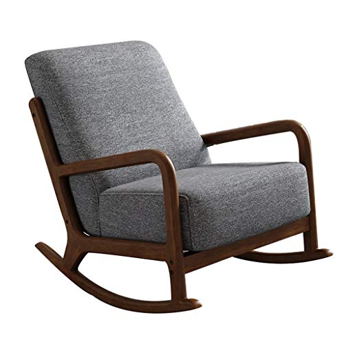 Single Seat Reclining Chair Bistro Set Patio Rocking Chairs Relax Rocker Lounge Chair Relax Chair with Armrests Recliners High Back Armchair Padded Seat for Living Room Ergonomic Sofa