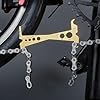Fazvncv 1/2 pièces - Indicateurs d'usure de chaîne de vélo - Règle de mesure de la chaîne de vélo de route - Outil de réparation durable #3