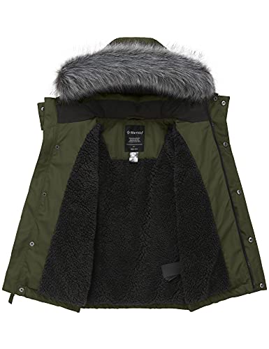 Image of wantdo Boys' Winter Coat Waterproof Puffer Jacket with Detachable Hood
