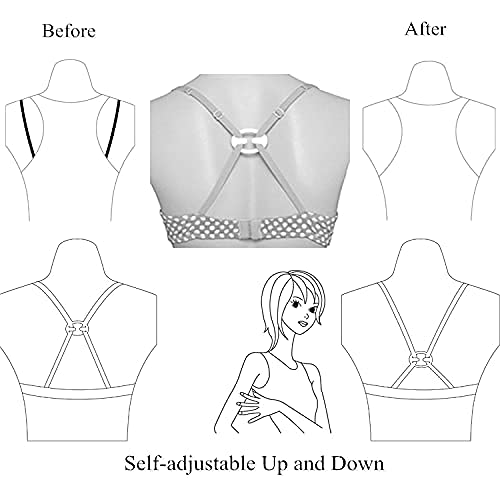 Decoration Rhinestone Bra Straps For Teens Girls Women Party Wedding Anti-Skid Pearl Straps Lace Flower Removable Crystal Flashing Row Bra Strap Clips Holder Set 10 Pack #TOP5