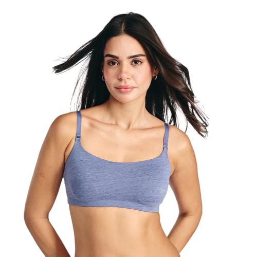 Image of Nykd (NYB430) Breathe Cotton Non Padded & Non Wired Full Coverage Women Slip On Bra with Detachable Multiway Strap for Styling | Hidden Side Shaping Sling for Gentle Lift with Elevated Slub Texture