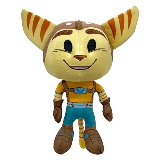 JINX Official Ratchet of Ratchet & Clank: Rift Apart, Collectible Plush, Excellent Plushie Toy for Toddlers & Preschool, Super Cute