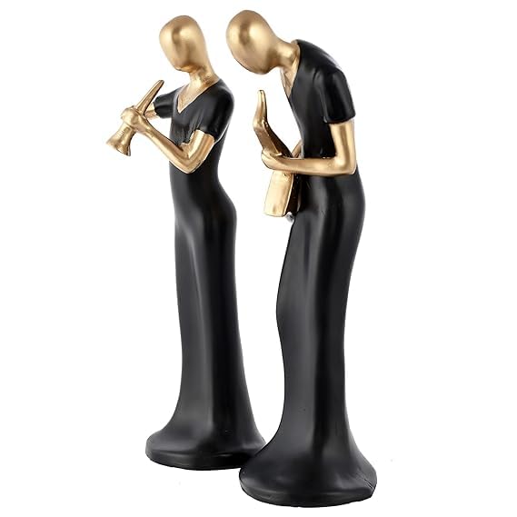 Buy Musical Lady Playing Saxophone and Showpiece for Home