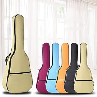 WEJIUAFB Housse de transport souple pour guitare acoustique avec double sangle, bleu, Taille unique - Les Beatles, Paul McCartney, John Lennon, RIngo Starr, George Harrison WEJIUAFB Housse de transport souple pour guitare acoustique avec double sangle, bleu, Taille unique – Image 3