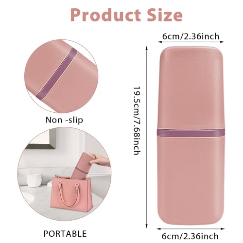 Travel Toothbrush Cup Case Portable PP Seal Tooth Brush Holders Cover White - Bild 17 von 29