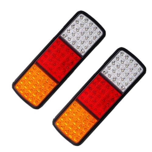 Feux arrière LED Mikikit étanches pour camion et remorque (Lot de 2 pièces)