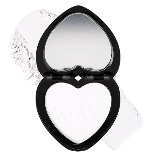 KimChiChic Beauty Almost Catfished Micro Pressed Powder - Brightening Under Eye Setting Powder, Reduces Dark Circles, No Flashback, That White Powder
