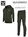Screenshot SPORTS-A4058 Mens Premium Double Sided Interlock Fleece Utility Cargo Pants - Athletic Jogger Workout Gym Zipper Pockets Sweatpants-Olive-Small