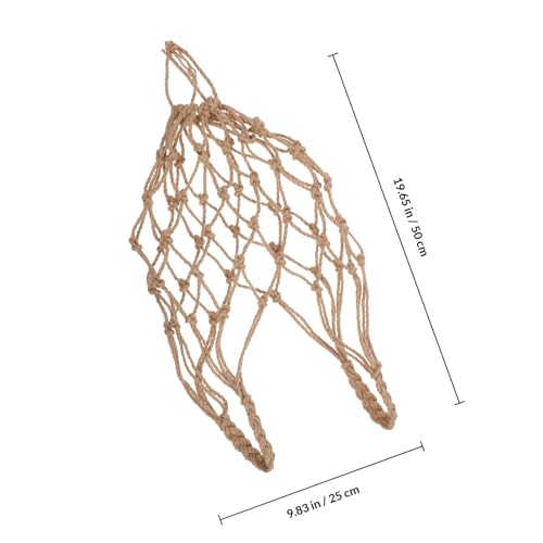 SHINEOFI Porta Botellas de Vino de Macramé de Cuerda de Yute, Red de Malla Agujeros Pequeños para Jarras de 5 Litros, Bolsa de Embalaje Resistente y Adaptable para Transporte - imagen 2