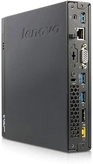 Lenovo ThinkCentre M93 Tiny PC Ordinateur de Bureau, Intel Core i5-4570T 3.2GHz, 8GB RAM, 120GB SSD, Clavier QWERTY, Souris, USB WiFi, Windows 11 Pro(Reconditionné)