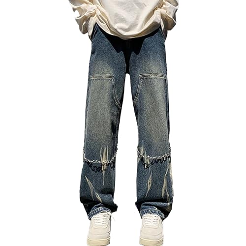 Pantalon streetwear homme baggy ample pour sessions de skate urbaines