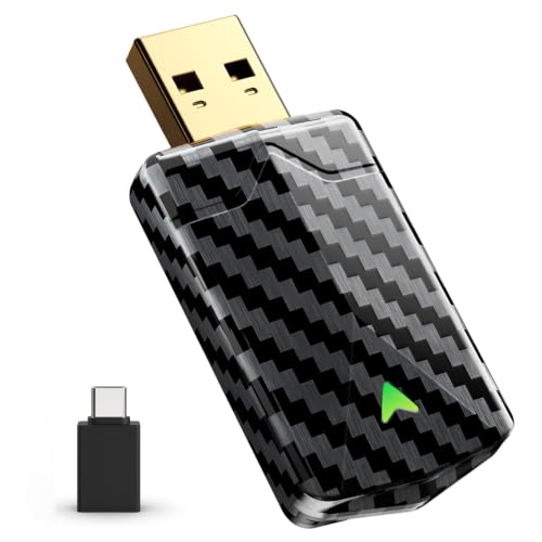 Wireless-CarPlay-Android-Auto-Adapter-Wired-to-Wireless-Car-Play-Dongle Wireless CarPlay & Android Auto Adapter, Wired to Wireless Car Play Dongle - Image 1