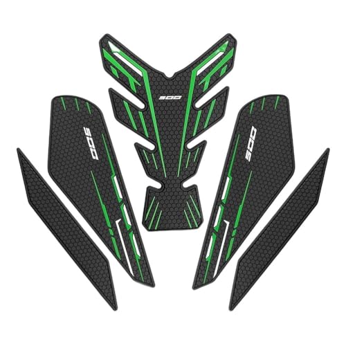 Tapis traction latéral Ninja 500 SE 2024 autocollant réservoir noir moto