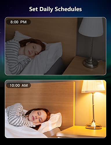 Maxcio Smart Light Bulb, Wifi & Bluetooth Smart Bulbs Work With Alexa & Google Home, A19 E26 Rgbcw Dimmable Color Chaning Bluetooth Light Bulb Music Sync, 60W Equivalent 900Lm, No Hub Required, 2Pack #TOP7