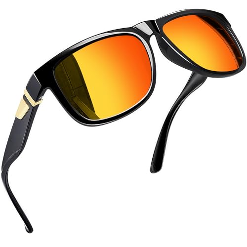 Image of Joopin Polarized Sunglasses Men Women UV400 Protection, Big Chunky Square Sun Glasses, Designer Shades Retro Sunnies Driving