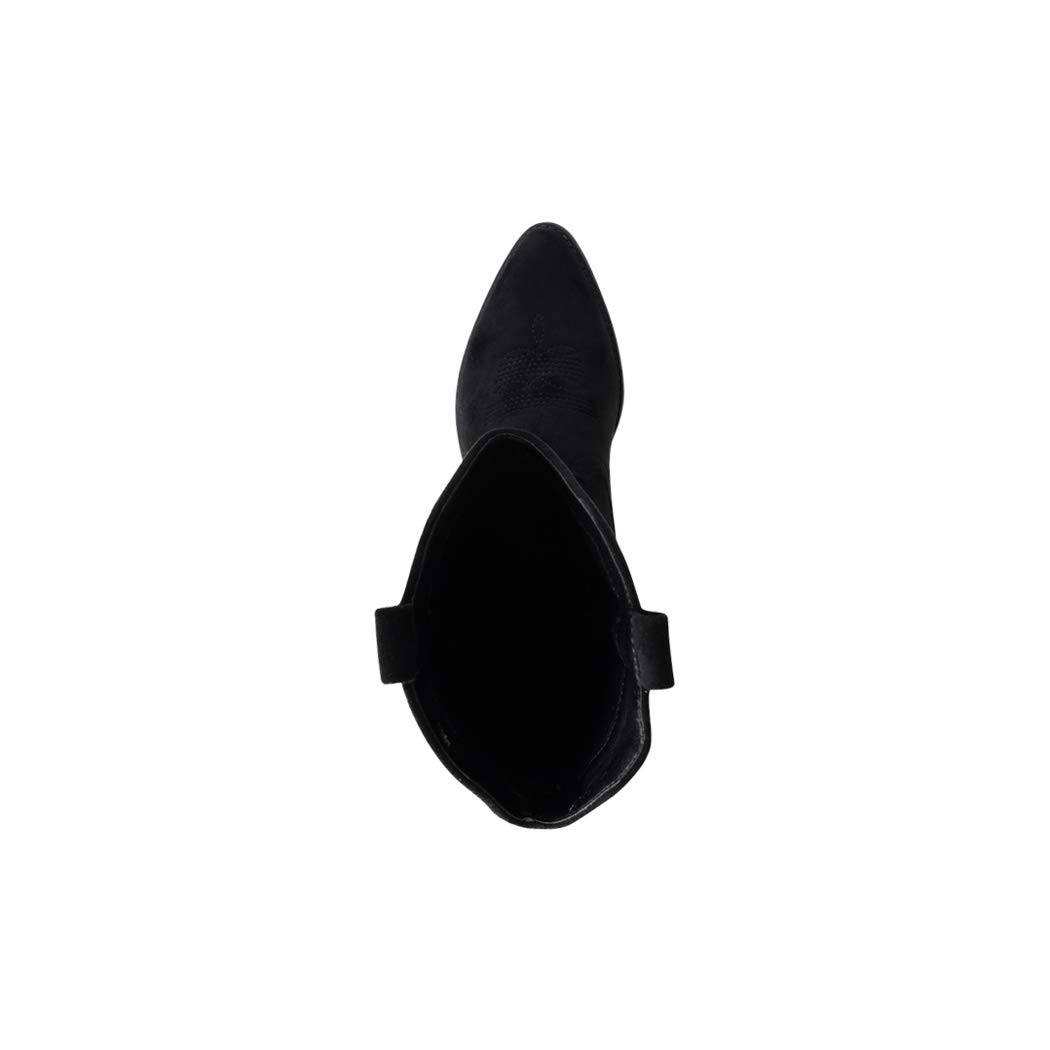 Elara Stivali da Cowboy Donna Motociclista Chunkyrayan 301-A32S Black-37