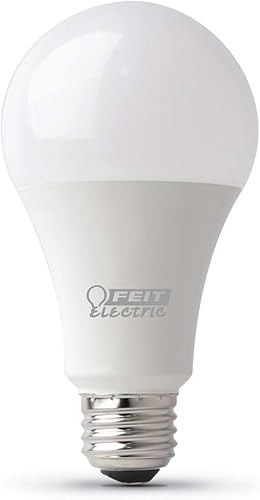 Vista 5 de Feit Electric Bombillas LED A19 equivalentes a 100 W, regulables, blanco brillante de 3000 K, 1600 lúmenes, vida útil de 22 años, base E26, CRI 90