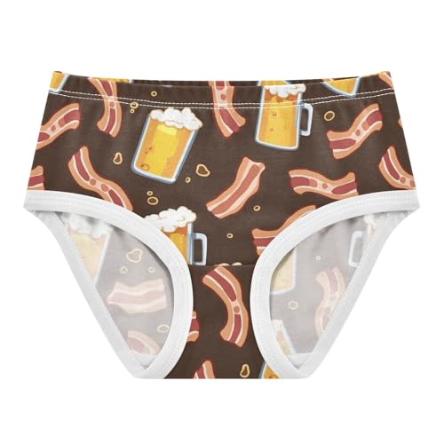 Wusikd Beer Mugs Girls' Underwear Cotton Girls Briefs Soft Toddler Underwear 2T