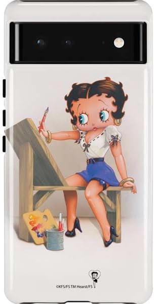 Skinit Pro Phone Case Compatible with Google Pixel 6 - Officially Licensed Betty Boop Bathing Design