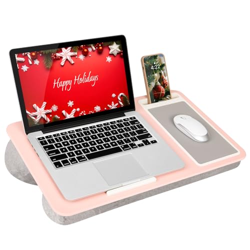 LAPGEAR Home Office Lap Desk with Device Ledge, Mouse Pad,