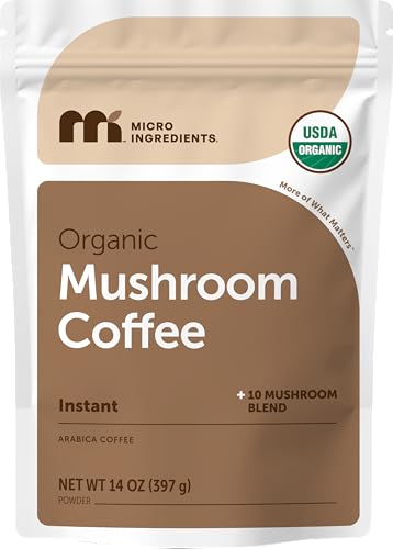 Organic Instant Mushroom Coffee, 14 oz