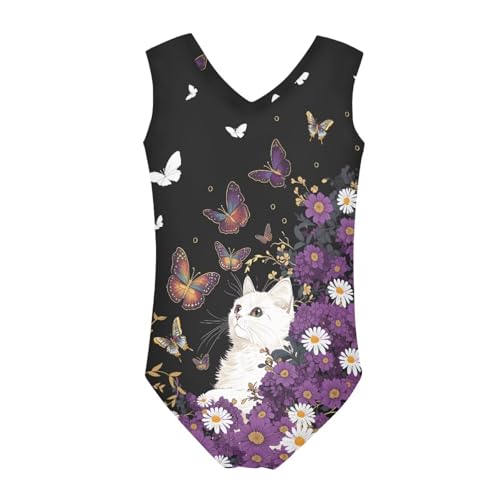 Image of Girls' Swimwear for 3-14 Cartoon Bathing Suit Girl Swimsuit Gym Leotard