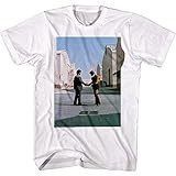 Casual Pink Floyd Wish You were Here Album Cover Men\'s T Shirt Fire Handshake Concert