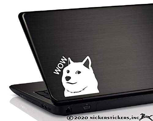 Shiba Inu Wow Meme | Nickerstickers® Vinyl Dog Window Decal Sticker #TOP2