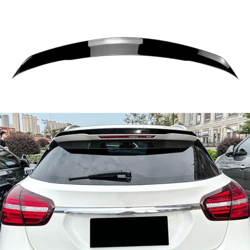 Rear Spoiler Compatible with 2014-2019 Mercedes-Benz GLA-Class X156 GLA180 GLA200 GLA45 AMG, Rear Roof Trunk Spoiler Wing Lip Trim