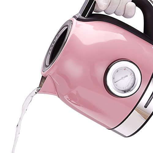 Hervidor eléctrico de acero inoxidable 1.8L negro miniatura 2