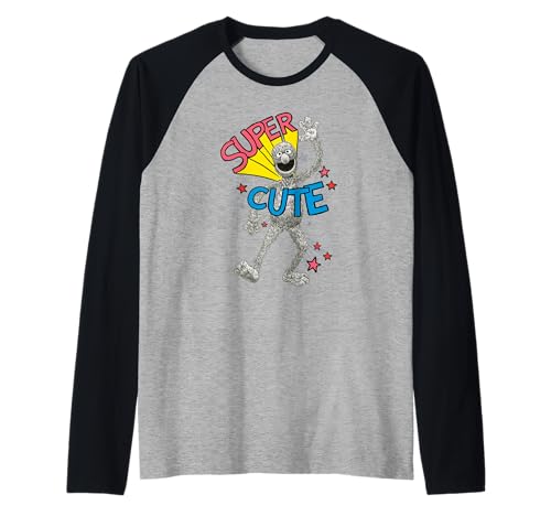 T-shirt baseball raglan Grover Sesame Street super mignon pour enfants