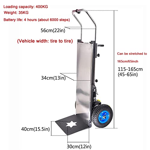 Carretilla eléctrica para escaleras con batería removible miniatura 5