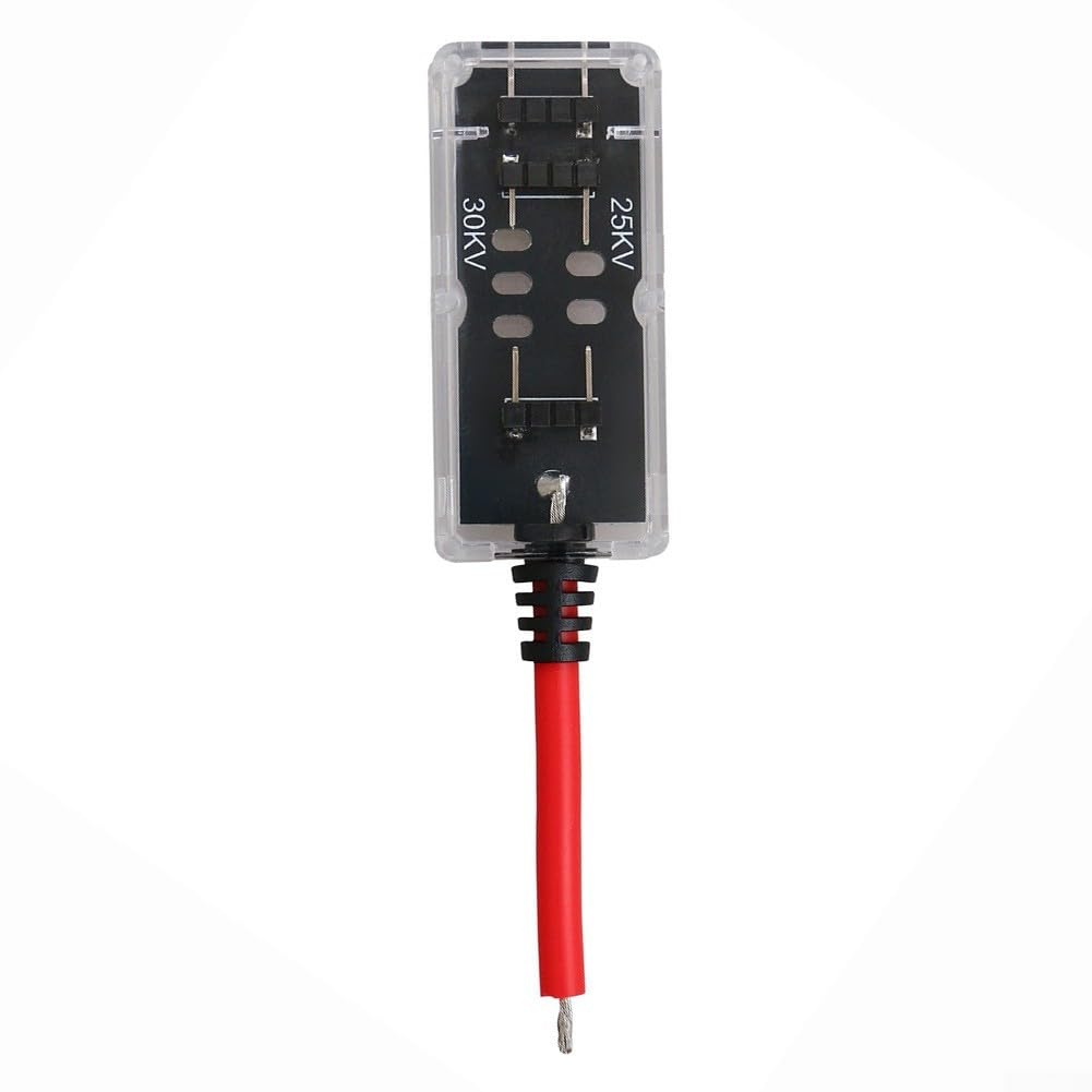 Zoegneer Tester per bobina di accensione IG80 e scaricatore FD20 per rilevamento di perdite di scintille automobilistiche 25kV 30kV strumento ad alta tensione per auto, moto, camion, nero