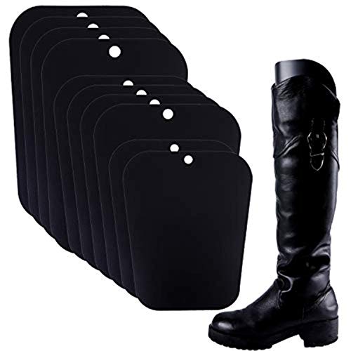 Resinta Damen 5 Paare (10 Blatt) Stiefel Shaper Formular Einsätze Stiefel Hohe Unterstützung und Schwarz 12/14/16 Zoll Cover