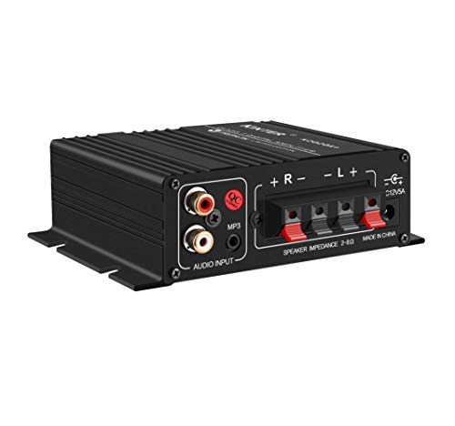 Kinter K2020A+ Limited Edition Original Tripath Ta2020-020 Class-T Hi-Fi Audio Mini Amplifier With 12V 5A Power Supply Black #TOP1