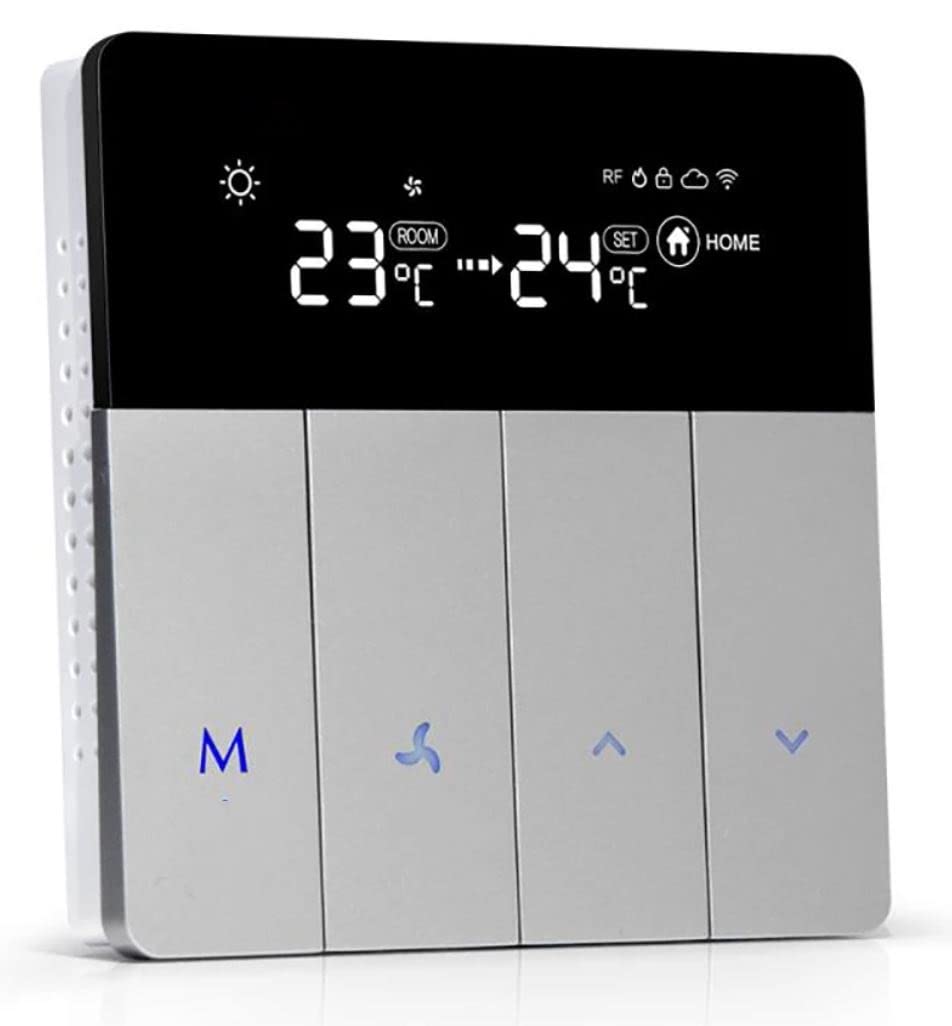 Eazyliv Smart SolutionsWifi Central Air Conditioner Thermostat Temperature Controller Fan coil unit Works with Tuya/ life Amazon Alexa, Google Home Assistant