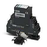 PHOENIX CONTACT PT-IQ-3-PB+F-UT Überspannungsschutz, Bestehend aus Schutzstecker & Basiselement, mit Integrierter Mehrstufiger Statusanzeige am Modul für drei Signaladern