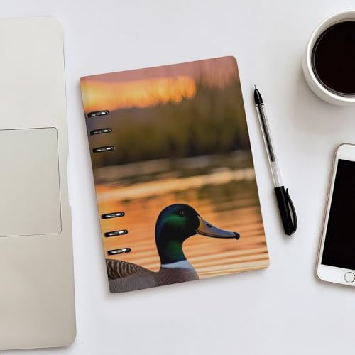 Carnet A5 en cuir rechargeable pour notes d'affaires et planification - 5