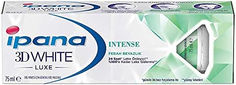 Ipana 3 Boyutlu Beyazlık Luxe Diş Macunu Intense Beyazlatıcı, 75 ml