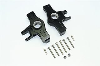 GPM for TRAXXAS 1/7 Unlimited Desert Racer Aluminum Front Knuckle ARMS-12 PC Set (Black)
