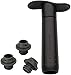 Le Creuset, Coffret Pompe à Vin et Bouchons Assortis, Conservation du Vin, Noir, Polycarbonate, WA 137