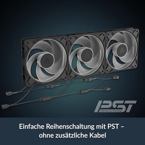 ARCTIC P12 Pro Reverse A-RGB (3St) - 120 mm Premium Lüfter, Reverse Airflow – Ansicht 4
